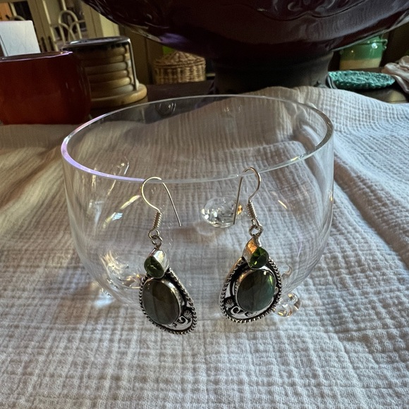 Labrodite Earrings - Picture 6 of 9